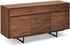 Tokyo Sideboard 3 + 3 braun schwarz Sideboard Board Schrank Anrichte Wohnzimmer Bild 2
