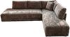 KAWOLA Schlafsofa SADIRA Ecksofa Stoff taupe Recamiere rechts 89 x 209 x 288 cm Bild 3