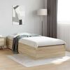 vidaXL Bettrahmen mit Schubladen Braun 90 x 190 cm Holzwerkstoff 3345122 Bild 3