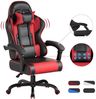 HOMALL Gaming-Stuhl LED Massage Bürostuhl mit Fußstütze,Kopfstütze Gaming Chair (Gaming Sessel,Federsitzkissen mit Fußstütze,360° drehbar) Bild 5