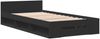 vidaXL Bettgestell mit Schublade Schwarz 75x190 cm Holzwerkstoff 3280805 Bild 3