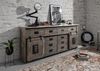 Sideboard Mango 200x45x90 grau lackiert RAILWAY #222 Bild 3