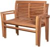 Teakholz - bene living - Gartenbank Derby 120 cm Bild 5