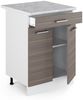 Unterschrank R-Line Grau 60 cm mit Schubladen Vicco Bild 5