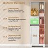 HOMCOM Badkommode Badezimmerschrank Hochschrank mit 2 Schubladen (Set, 1 St, Badschrank), Wäschekorb, Soft-Close, schmal Bild 4