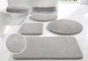 OTTO home Badematte Merida, Badvorleger, Badezimmer Teppich, Höhe 32 mm, rutschhemmend beschichtet, schnell trocknend, strapazierfähig, fußbodenheizungsgeeignet, Kunstfaser, 2-tlg. Stand-WC Set, Badteppich, Uni Farben, rechteckig, rund & als 2-tlg. Set... Bild 2