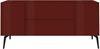 Lowboard Couleur / Colors, Glas, Rot, 181 x 63 x 42 cm Bild 5
