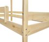 Kinderbett Hausbett 90x200 Massivholz Einzelbett V-60. 58-09 Federleisten Bild 4