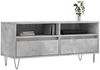 vidaXL TV-Schrank Betongrau 100x34,5x44,5 cm Holzwerkstoff 831240 Bild 3