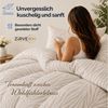 ZIRVEHOME Bettwäsche Baumwolle Beige – Bettbezug Zebra-Muster Ganzjahresbettwäsche, Renforce, 3 teilig, 240x220 cm Baumwolle Beige Bettbezug Atmungsaktiv & Hautfreundlich Bild 4