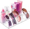 Schminkaufbewahrung Kosmetik Organizer 6 Fächer mDesign BPA frei transparent Bild 4
