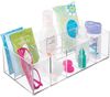 Schminkaufbewahrung Kosmetik Organizer 6 Fächer mDesign BPA frei transparent Bild 5