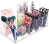 Schminkaufbewahrung Kosmetik Organizer 6 Fächer mDesign BPA frei transparent Bild 3