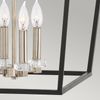 Elstead Stinson Large Pendelleuchte 4-flammig schwarz Nickel poliert Bild 5
