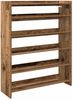vidaXL Schuhregal Altholz-Optik 80x25x100 cm Holzwerkstoff 859903 Bild 2