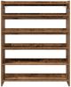 vidaXL Schuhregal Altholz-Optik 80x25x100 cm Holzwerkstoff 859903 Bild 4