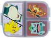POKÉMON Lunchbox Pokemon Pikachu Kinder 4 tlg. Set, (Spar-Set), 3 Kammern Brotdose Gabel Löffel XL Alu-Flasche Bild 4