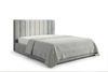 KAWOLA Bett CATTURA Polsterbett Velvet grau 160x200cm mit Lattenrost Bild 3