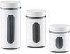 ZELLER 19792 Vorratsglas 1200 ml mit Metallmantel WEISS, pulverbeschichtet Bild 5