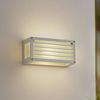 Lucande Außen-Wandleuchte Aurelien, Metall, Weiß IP54, 1 x 15 W LED Bild 2