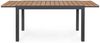 Gartentisch Saliano ausziehbar, Polywood und Aluminium, modern, anthrazit natur, für 4-6 Personen Bild 2