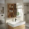 TREND WERK Spiegelschrank Badezimmer mit Ablage & Stauraum (59×16×50 cm Hängender Badezimmerschrank zur Wandmontage mit Regal) – modern & pflegeleicht Bild 4