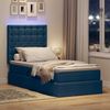 vidaXL Bett mit Stauraum und LED mit LED Blau 100 x 200 cm Polyester 3372527 Bild 5