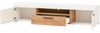 Lowboard San Remo / Salerno, Holzwerkstoff, Weiß, Holzfarben, 205 x 44 x 45 cm Bild 2