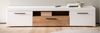 Lowboard San Remo / Salerno, Holzwerkstoff, Weiß, Holzfarben, 205 x 44 x 45 cm Bild 3