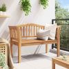 vidaXL Bank Braun 120 x 53,5 x 85 cm Massivholz Teak 42006346 Bild 4