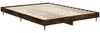vidaXL Bettgestell Räuchereiche 135x190 cm Holzwerkstoff 832290 Bild 5