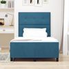 vidaXL Boxspringbett mit Kopfteil Dunkelblau 120 x 190 cm Samt 3344931 Bild 3