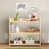 IDIMEX Kinderregal YASMIN, Bücherregal, Montessori Spielzeugregal Kinderzimmer Regal aus Massivho Bild 3