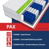 Matratze 80x200 PAX 7 Zonen H3 Hybrid FOAM Visco Taschenfederkern 21 cm Bild 4