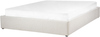 Bett mit Stauraum DINAN 160 x 200 cm Stoff Helles Beige Bild 5