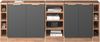 Küchenschrank für Dachschrägen R-Line Anthrazit-Gold 210 cm 5er Set Schrankkorpuss 60 cm Tiefe Vicco Bild 5