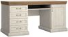 Schreibtisch Royal Computertisch 147x55cm Pinie skandinavisch weiß Wildeiche Landhaus-Stil Bild 2