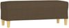 vidaXL Sitzbank Braun 100x35x41 cm Stoff 349378 Bild 2