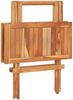 vidaXL 3-tlg. Bistroset mit Beigen Kissen Massivholz Teak 3063228 Bild 5