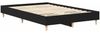 vidaXL Bettrahmen Schwarz Eichen-Optik 203 x 123 x 25 cm Holzwerkstoff 862844 Bild 4