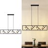 ZMH Pendelleuchte Esstisch Hängelampe 4 Flammig - Hängeleuchte Schwarz Metall Esszimmerlampe Vintage E27 Pendellampe Retro Kronleuchter Industial Flurlampe für Wohnzimmer Küche Bar Esszimmer Bild 3