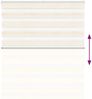 vidaXL Doppelrollo Marmorbeige 120x150cm Stoffbreite 115,9 cm Polyester 4014655 Bild 5