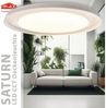 Maxkomfort LED Deckenleuchte Dimmbar mit Fernbedienung 48W - 3 Lichtfarben wechselbar, LED fest integriert, Warmweiß/Kaltweiß/Neutralweiß, Moderne Deckenlampe - 3000K/4000K/6500K Ultraflach Rund ∅55cm Bild 2