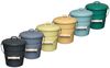 RIESS 0369-111 Allzweckeimer mit Deckel, 3,50 L, Emaille, NATURE GREEN DARK / Abfalleimer Bild 4