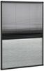 vidaXL Insektenschutz-Plissee für Fenster Alu 80x120 cm mit Jalousie 148684 Bild 3