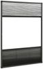 vidaXL Insektenschutz-Plissee für Fenster Alu 80x120 cm mit Jalousie 148684 Bild 5
