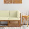 vidaXL Outdoor Ecksofa Massivholz Akazie Natur 900500 Bild 1