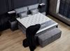 abc bedding Boxspringbett BABYLON Voll-orthopädisches Luxusbett mit Alcantara in Anthrazit (inkl. Matratze & Topper), Funktionsbett mit Bettkasten, inkl. Bettbank Bild 2