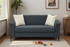 Sofa Sitzfläche 172x73.5x81.5 cm, Dunkelgrau, Feinleinenbezug, Rahmen aus Holzmaterial mit Taschenfederkern-Sitzkissen Bild 2
