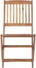 vidaXL Klappbare Gartenstühle 8 Stk. mit Kissen Massivholz Akazie 3075042 Bild 5